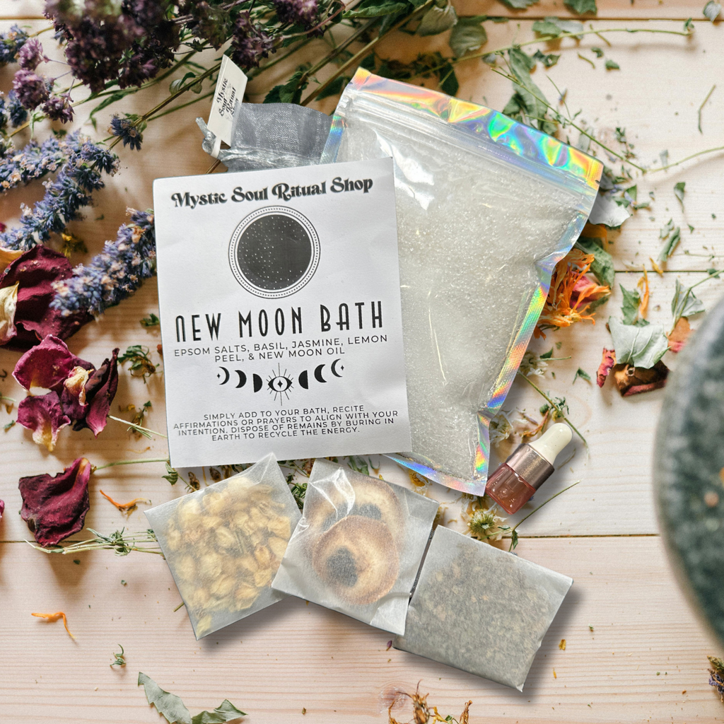 New Moon Bath Salt | Bath Additives | Wiccan Center