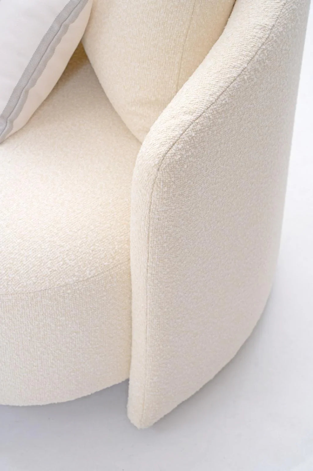 Serene Outdoor Sofa - 83", Cream Bouclé All-Weather | Outdoor Sofa | Wiccan Center