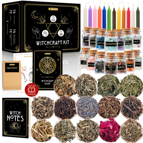 54 PCS Witchcraft Kit | | Wiccan Center
