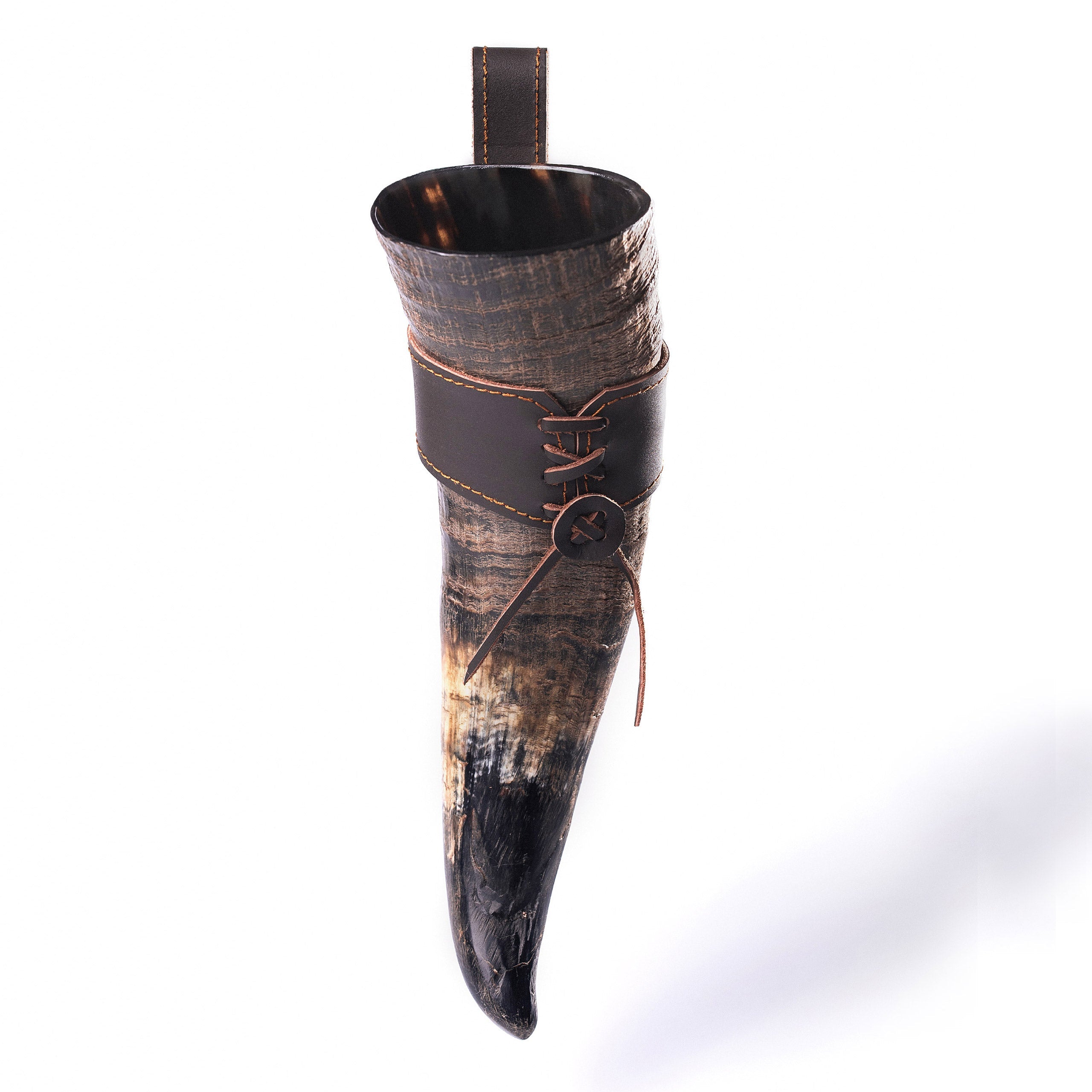 Viking Drinking Horn with Leather Holster – The Journeyman