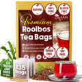 Premium Red Rooibos Tea Bags, 100% Natural & Pure from Rooibos Tea Leaves. Loose Leaf Rooibos Herbal Tea. Made with Natural Material Tea Bags. No Sugar, No Caffeine, No Gluten, Vegan. | Tea | Wiccan Center