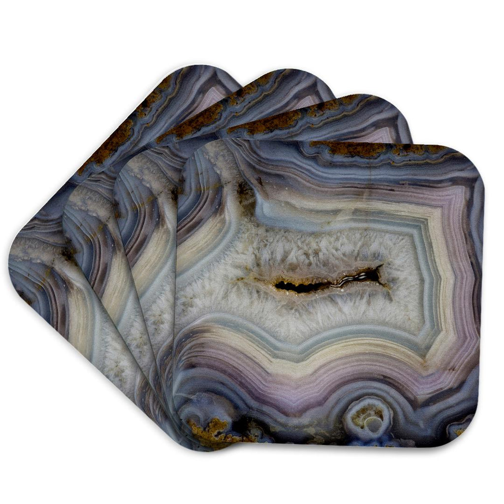 3dRose Danita Delimont - Abstract - Banded Agate, abstract pattern - Coasters (cst_231722)