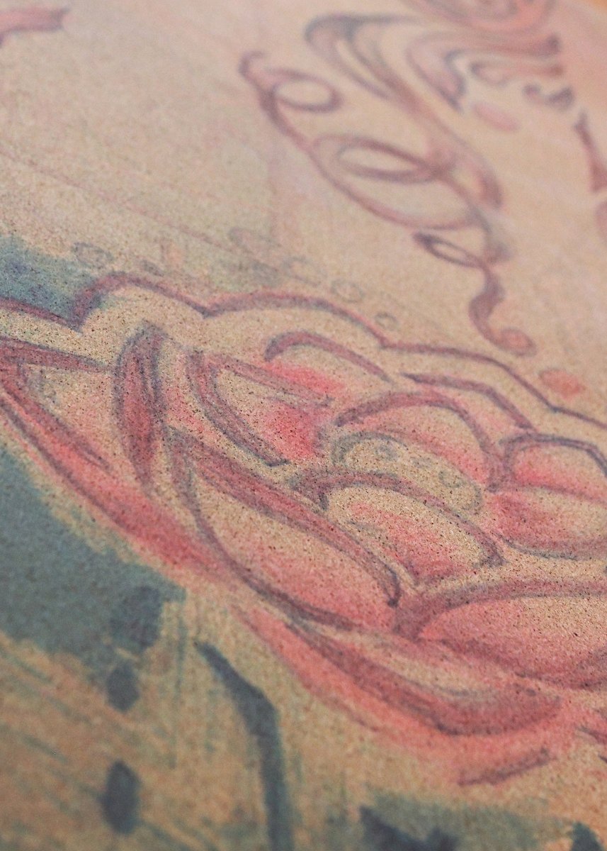 Wonderlotus Cork Yoga Mat | Yoga Mat - Hand Painted | Wiccan Center