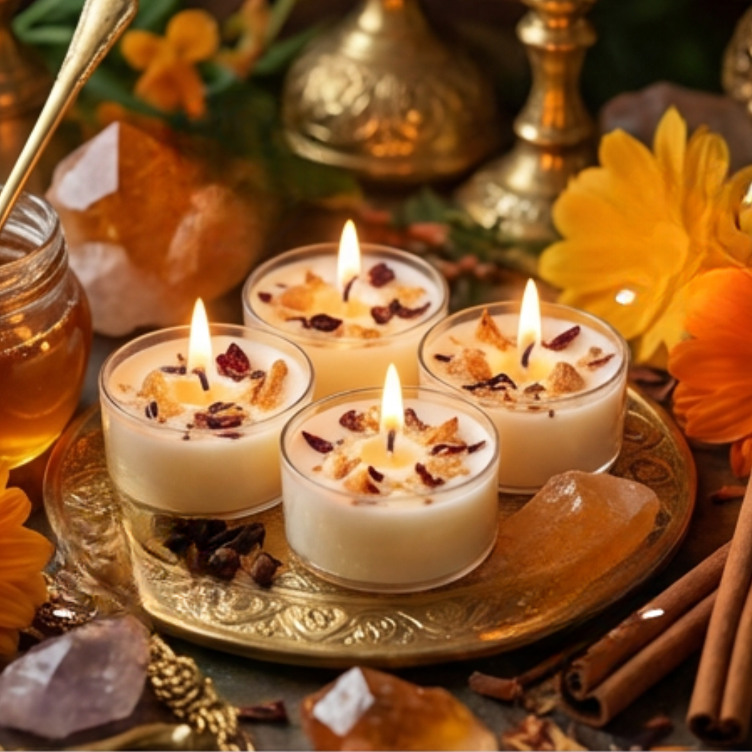 Oshun Goddess Tealight Candle Set | Candles | Wiccan Center