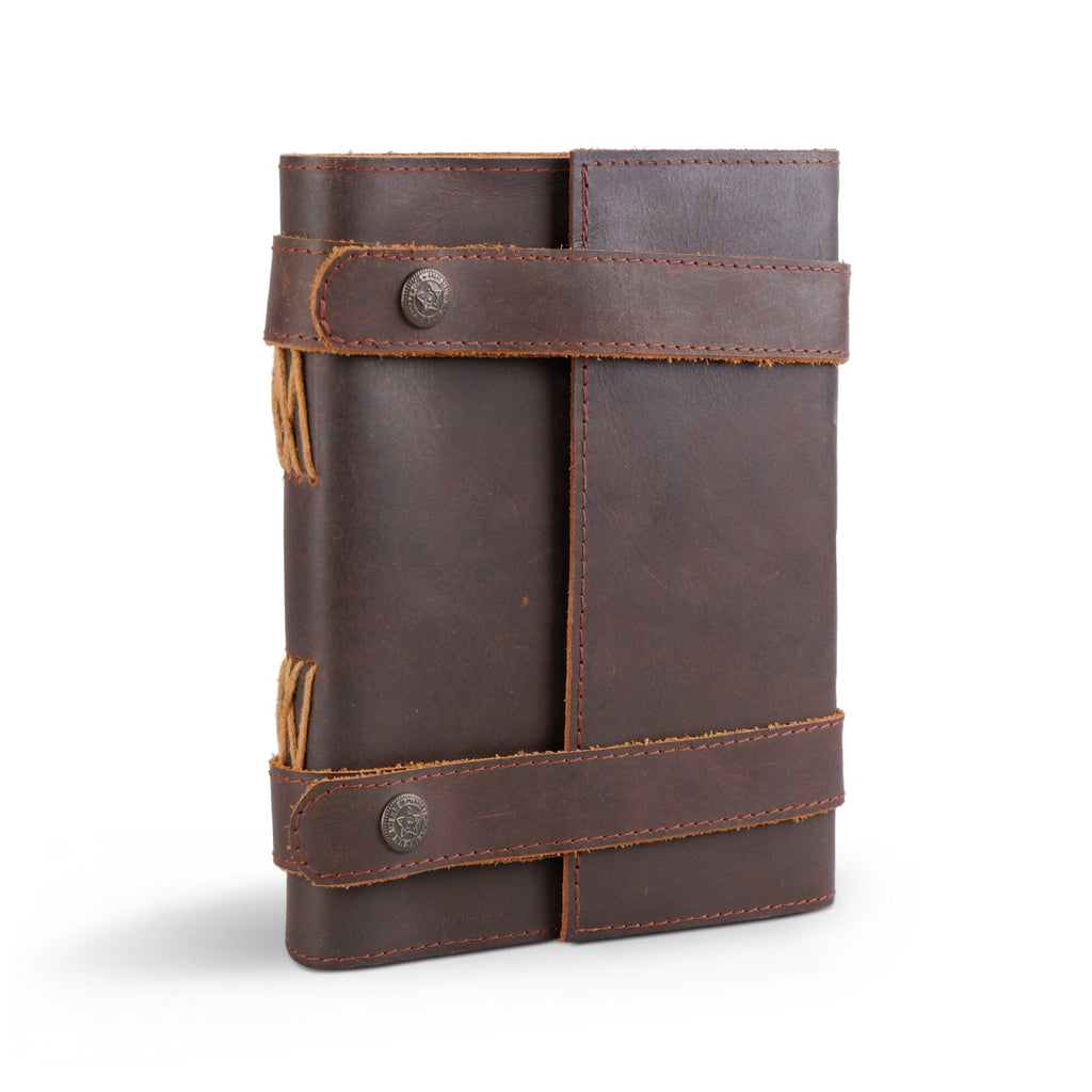 Vintage Dark Brown Leather Journal | Journals | Wiccan Center