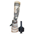 Curved Drinking Horn Bundle with Stand & Holster | Kitchen | Wiccan Center