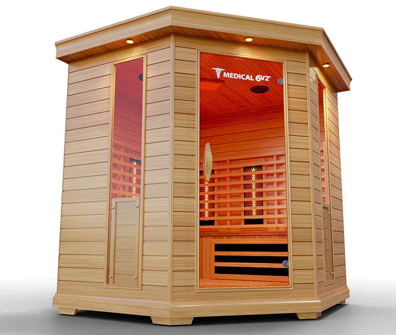 6 Person Indoor Infrared Full Spectrum Sauna | Medical 6 Plus™ | Saunas | Wiccan Center