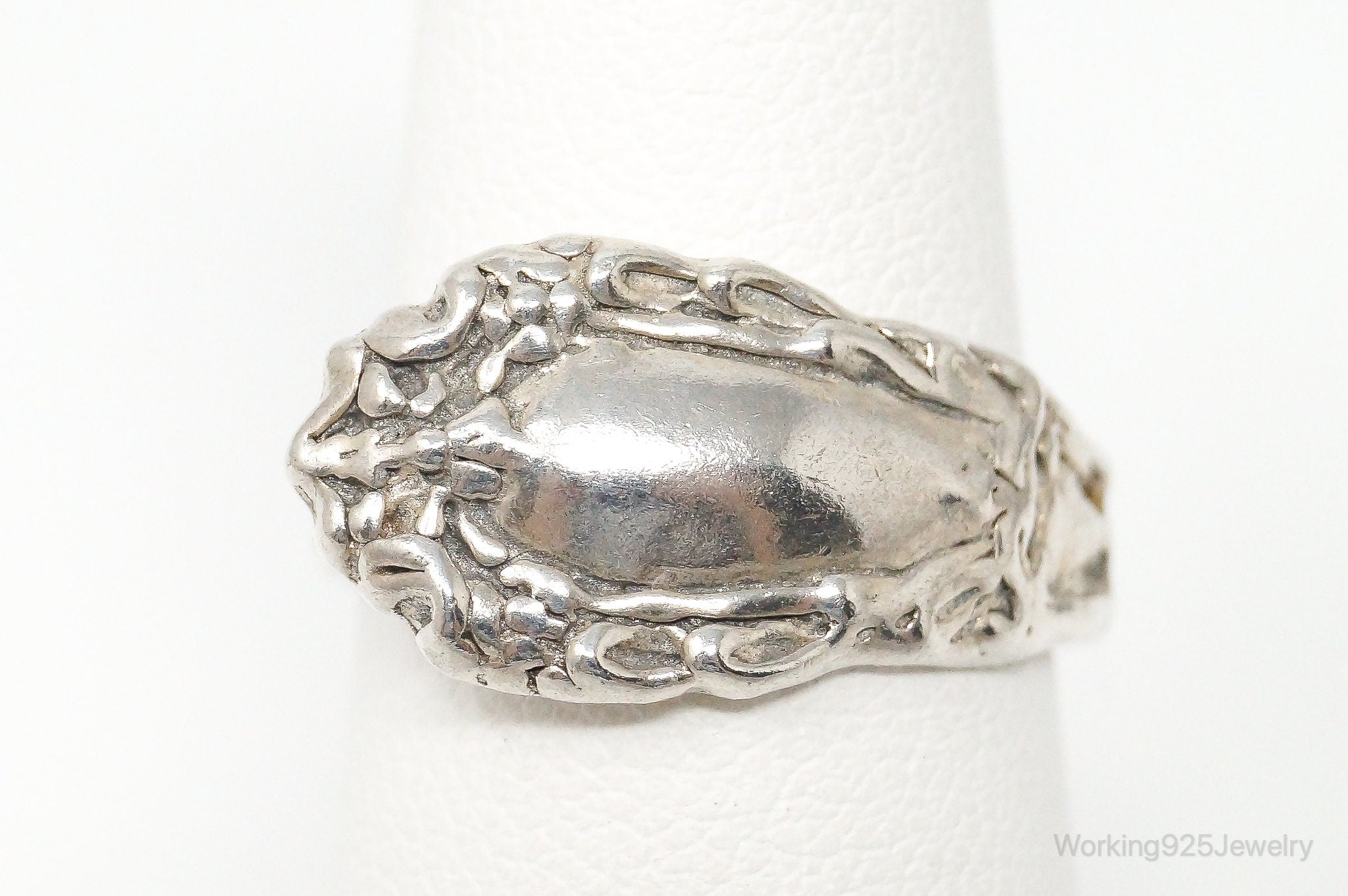 Antique Sterling Silver Spoon Ring - Size 6.5 | Jewelry > Rings | Wiccan Center