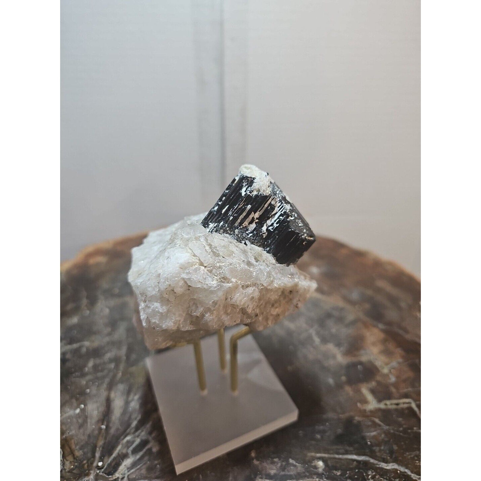 Black Tourmaline Raw Mineral Specimen — 1.11 lbs, Rough Natural Crystal | CrystalCloud Company | Mineral Specimens | Wiccan Center