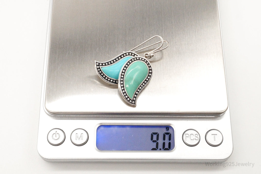 Designer SX Turquoise Sterling Silver Earrings | Jewelry > Earrings | Wiccan Center