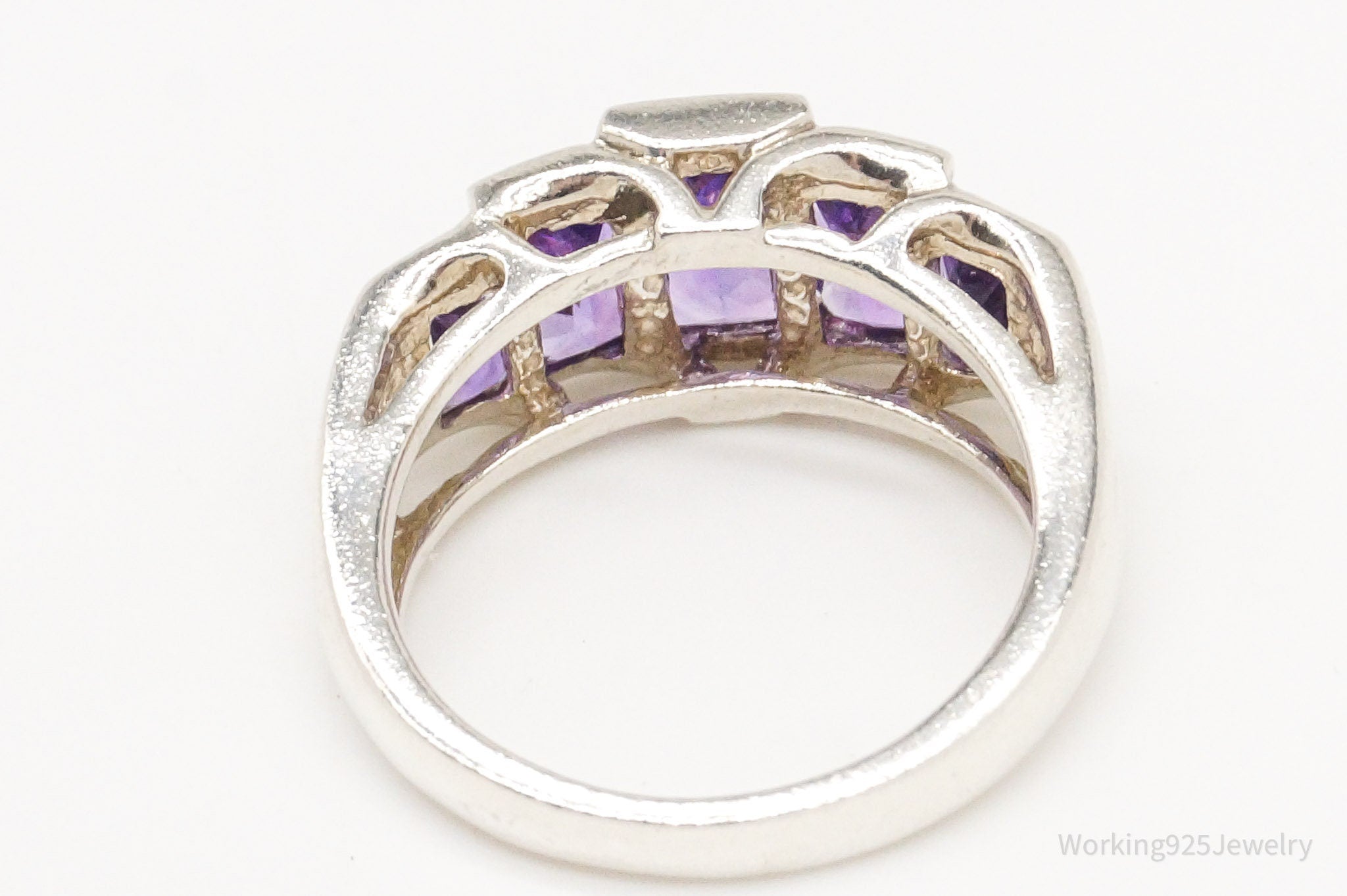 Vintage Amethyst Sterling Silver Ring - Size 6 | Jewelry > Rings | Wiccan Center