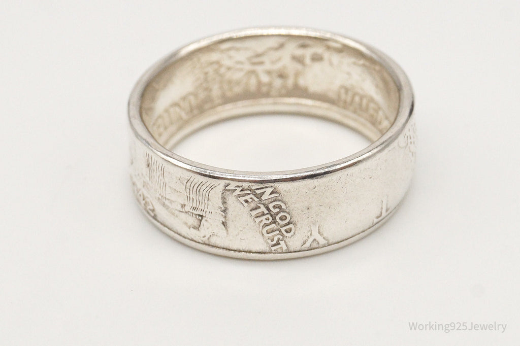 Vintage 1942 Half Dollar Silver Ring - Size 9 | Jewelry > Rings | Wiccan Center