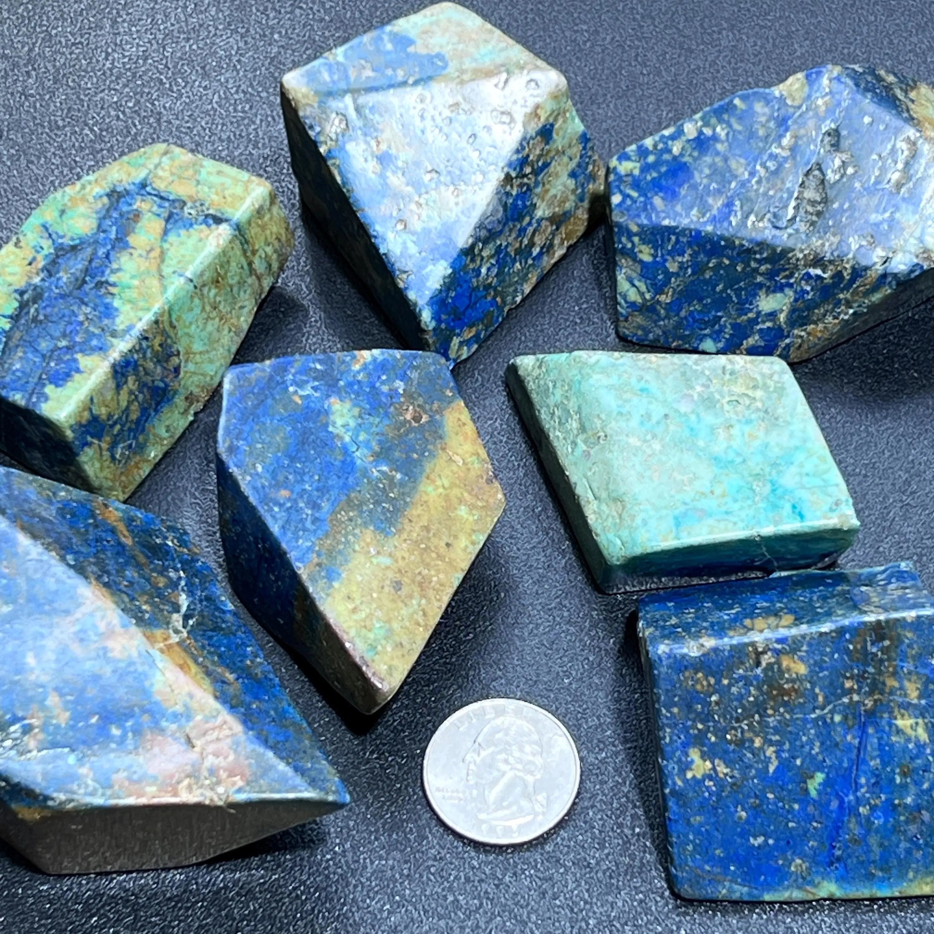 Azurite And Chrysocolla Free-form Shapes Carving Wholesale | Home & Living > Home Decor > Home Accents > Rocks & Geodes | Wiccan Center