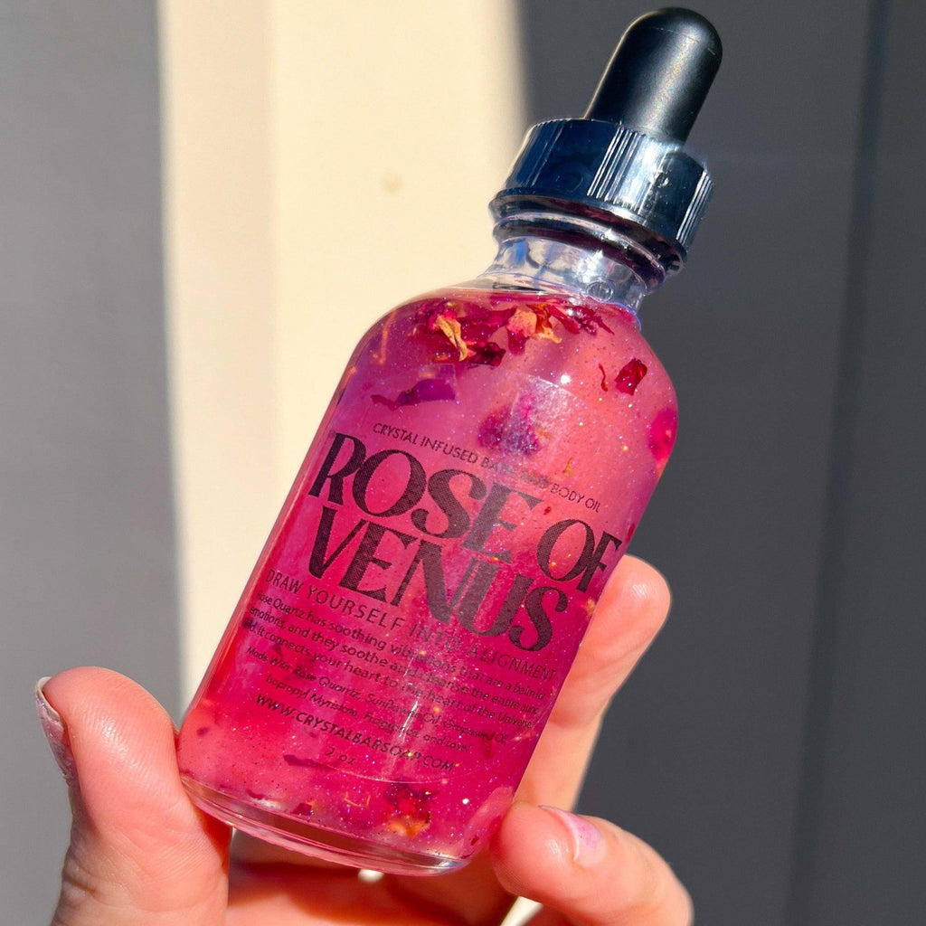 Rose Of Venus Crystal Infused Bath & Body Oil