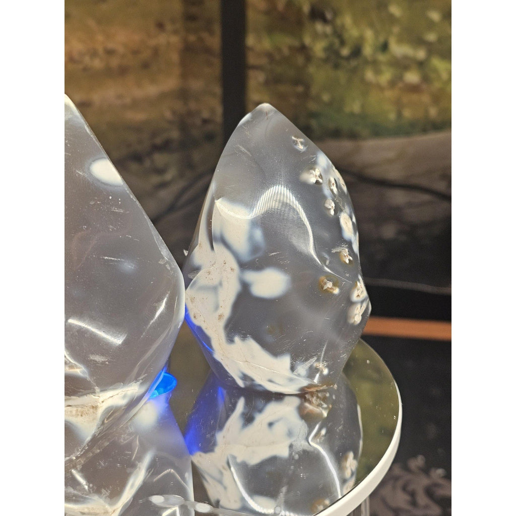 1 pair Orca flame stones