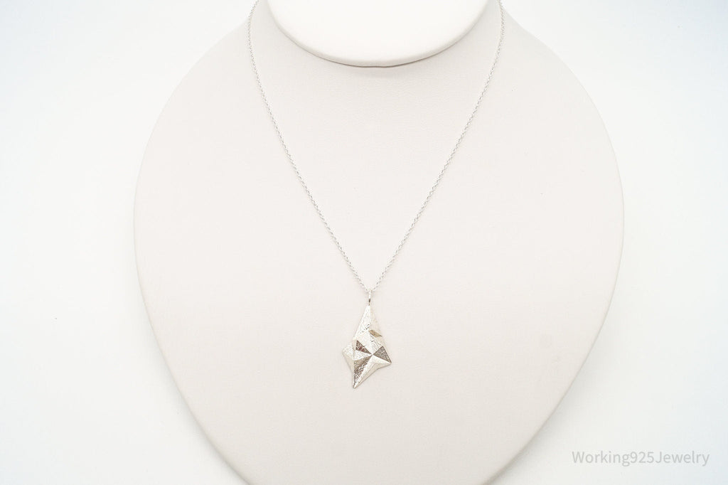 Vintage Modernist 830S Pendant - Sterling Silver Necklace Chain | Jewelry > Necklaces > Pendants | Wiccan Center