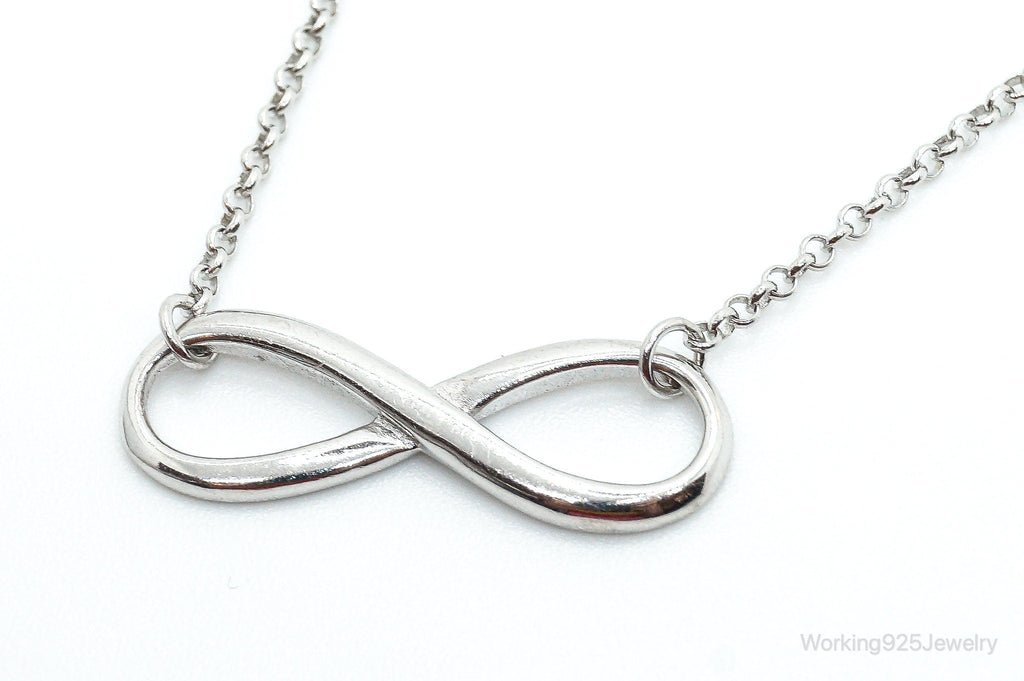 Vintage Infinity Symbol Sterling Silver Necklace | Jewelry > Necklaces > Pendants | Wiccan Center