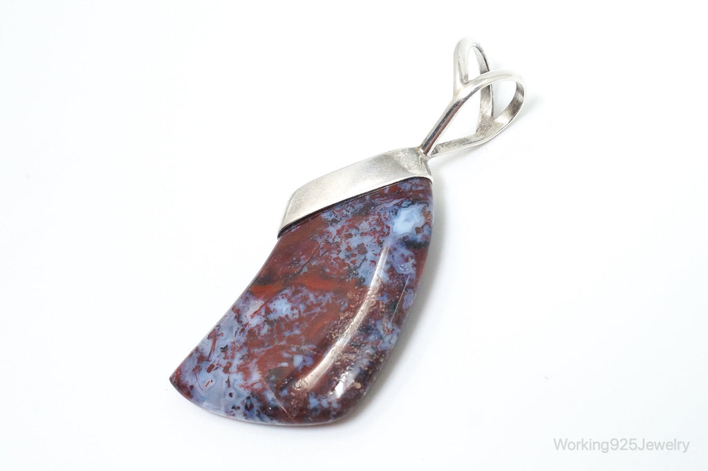 Large Designer Desert Rose Trading Co Ocean Jasper Sterling Silver Pendant | Jewelry > Necklaces > Pendants | Wiccan Center