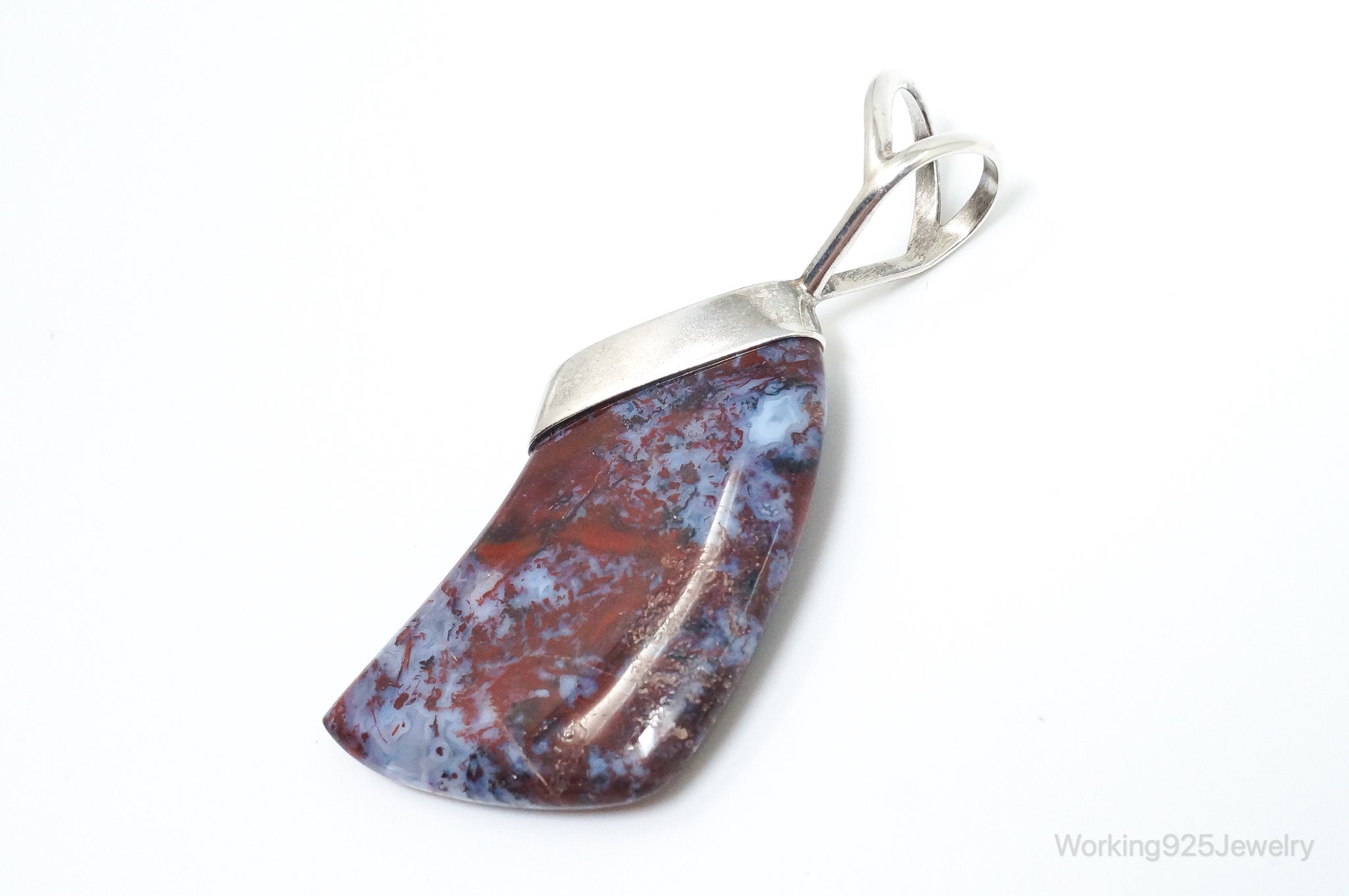 Large Designer Desert Rose Trading Co Ocean Jasper Sterling Silver Pendant | Jewelry > Necklaces > Pendants | Wiccan Center