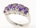 Vintage CNA Amethyst Sterling Silver Ring - Size 4.75 | Jewelry > Rings | Wiccan Center