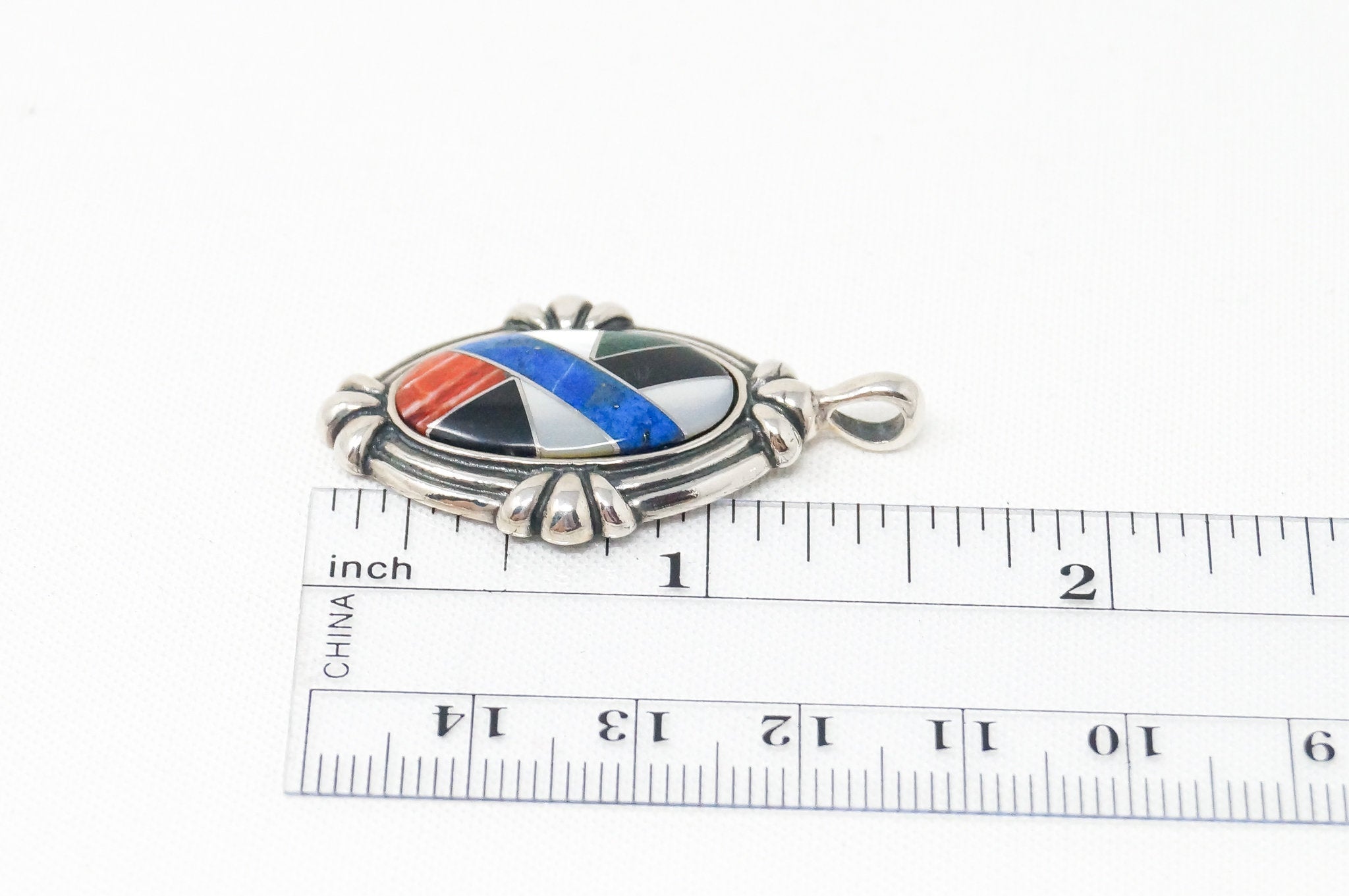 Vtg Carolyn Pollack Relios Collection Multi Gem Sterling Silver Necklace Pendant | Jewelry > Necklaces > Pendants | Wiccan Center