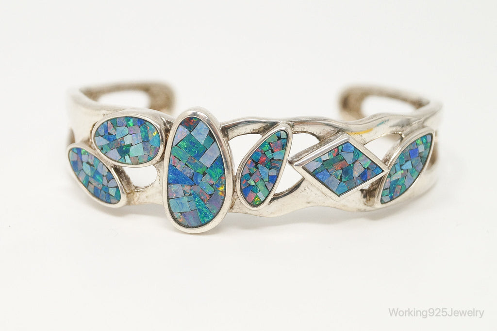 Designer Whitney Kelly WK Blue Fire Opal Sterling Silver Bracelet | Jewelry > Bracelets | Wiccan Center