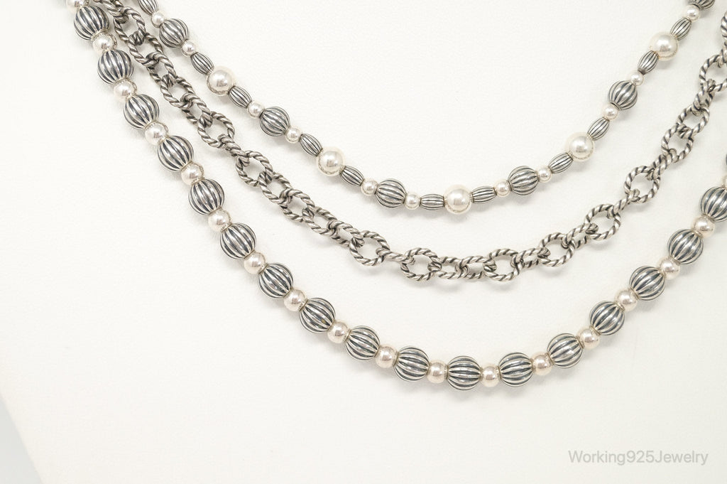 Southwestern Designer Carolyn Pollack Relios Bead Sterling Silver Necklace | Jewelry > Necklaces | Wiccan Center