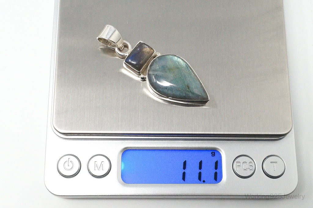 Large Designer Supreme Jewelers Labradorite Sterling Silver Pendant | Jewelry > Necklaces > Pendants | Wiccan Center