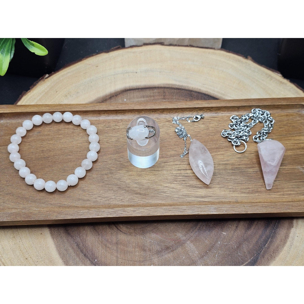 Jewelry Rose Quartz Set
