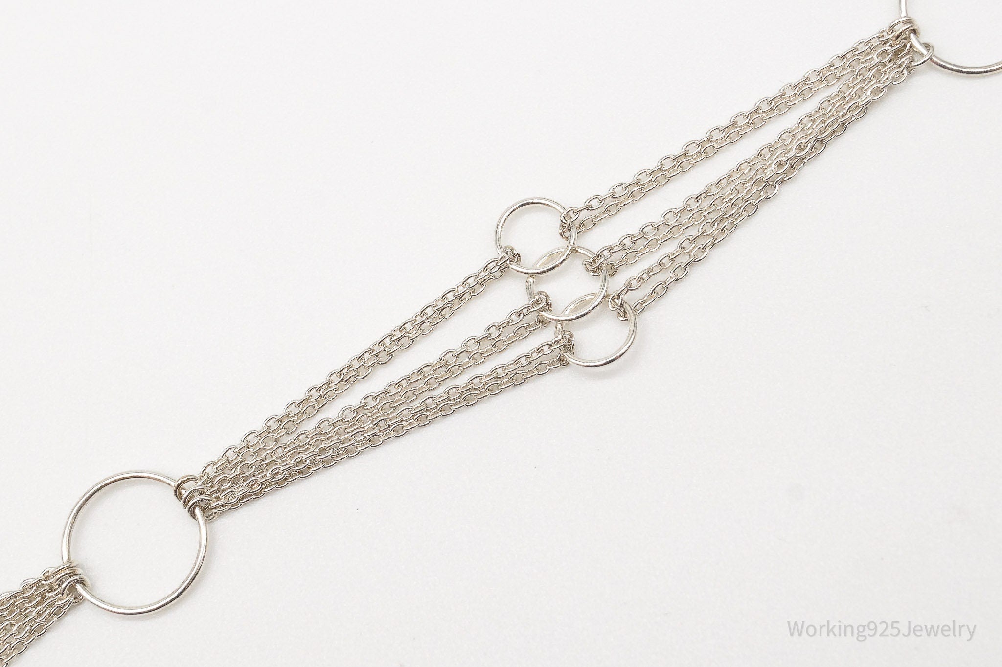 Vintage Geometric Circles Sterling Silver Bracelet | Jewelry > Bracelets | Wiccan Center