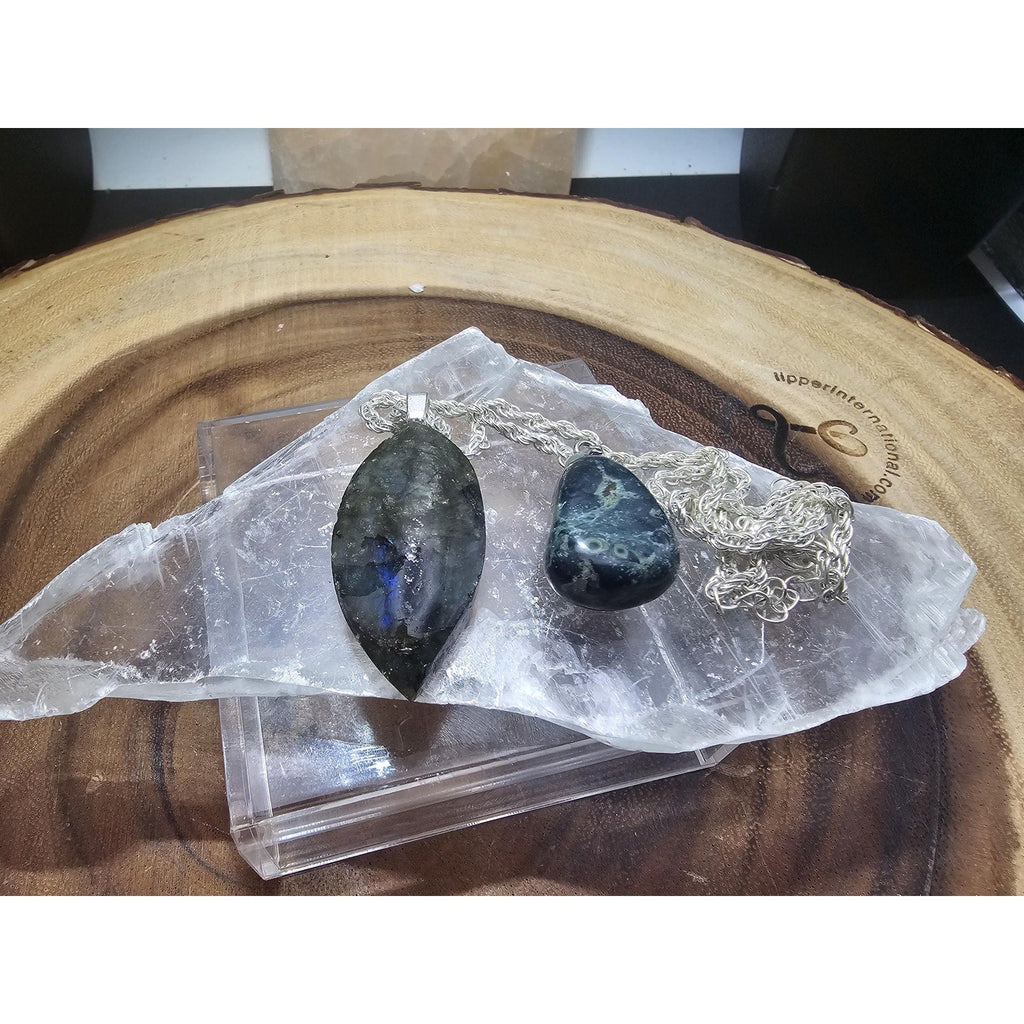 Labradorite & Jababa jasper set