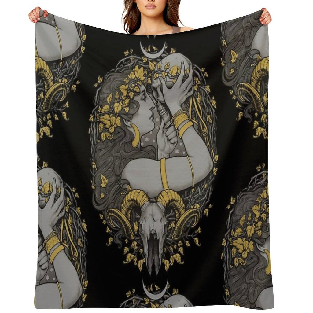 THE WITCH Travel-friendly Throw Blanket