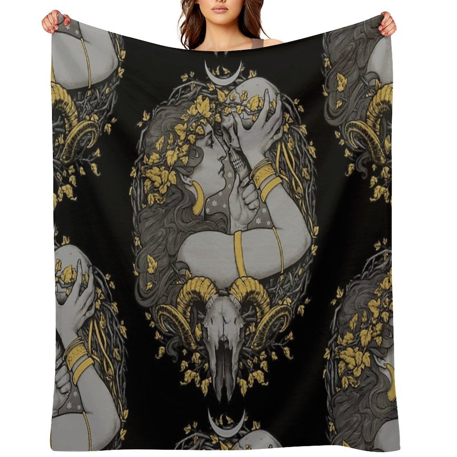 THE WITCH Travel-friendly Throw Blanket