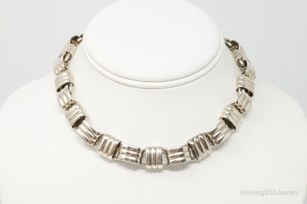 Vintage Designer Napier Sterling Silver Link Necklace | Jewelry > Necklaces > Pendants | Wiccan Center