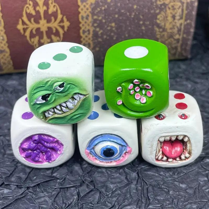 Resin Demon Monster Dice