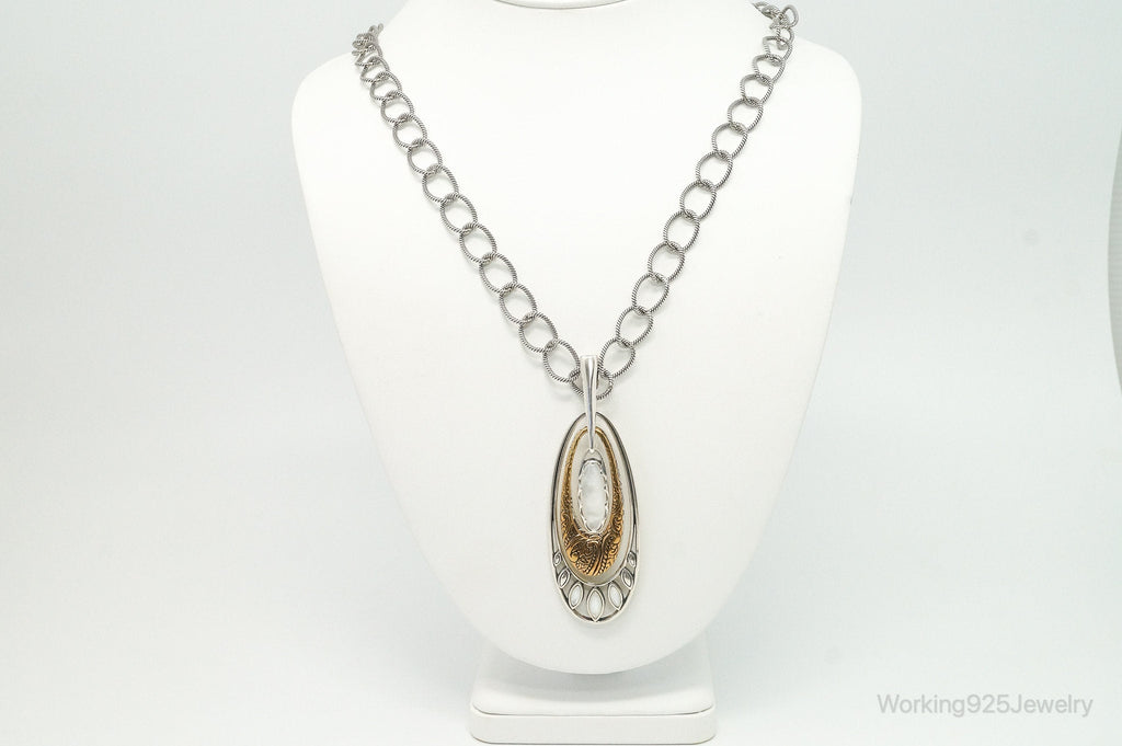 Vintage Designer Carolyn Pollack Relios Collection Sterling Silver Necklace | Jewelry > Necklaces | Wiccan Center