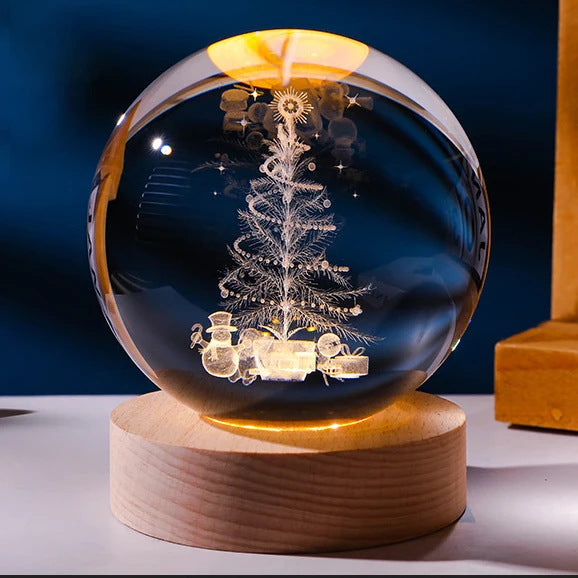 Luminous Starry Sky And Planets Moon Moon Crystal Ball Small Night Lamp Projection Ambience Light Creative Gift New Strange Gift | 0 | Wiccan Center