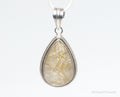 Vintage Rutilated Quartz Sterling Silver Southwestern Necklace Pendant | Jewelry > Necklaces > Pendants | Wiccan Center