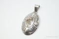 Vintage Handmade Native American Sampson Gray 14K Gold Sterling Silver Pendant | Jewelry > Necklaces > Pendants | Wiccan Center