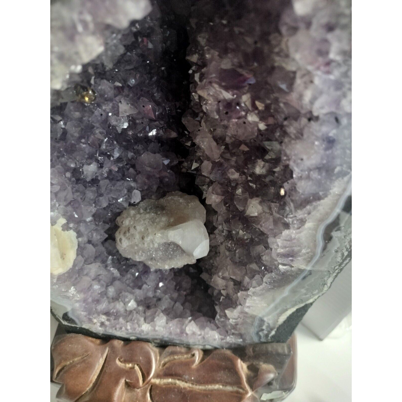 Large Natural Amethyst Geode Quartz Cluster — 31.12 lbs, Statement Specimen | CrystalCloud Company | Geodes & Clusters | Wiccan Center