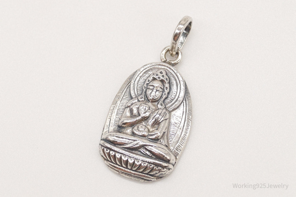 Vintage Hindu Sterling Silver Necklace Pendant | Jewelry > Necklaces > Pendants | Wiccan Center