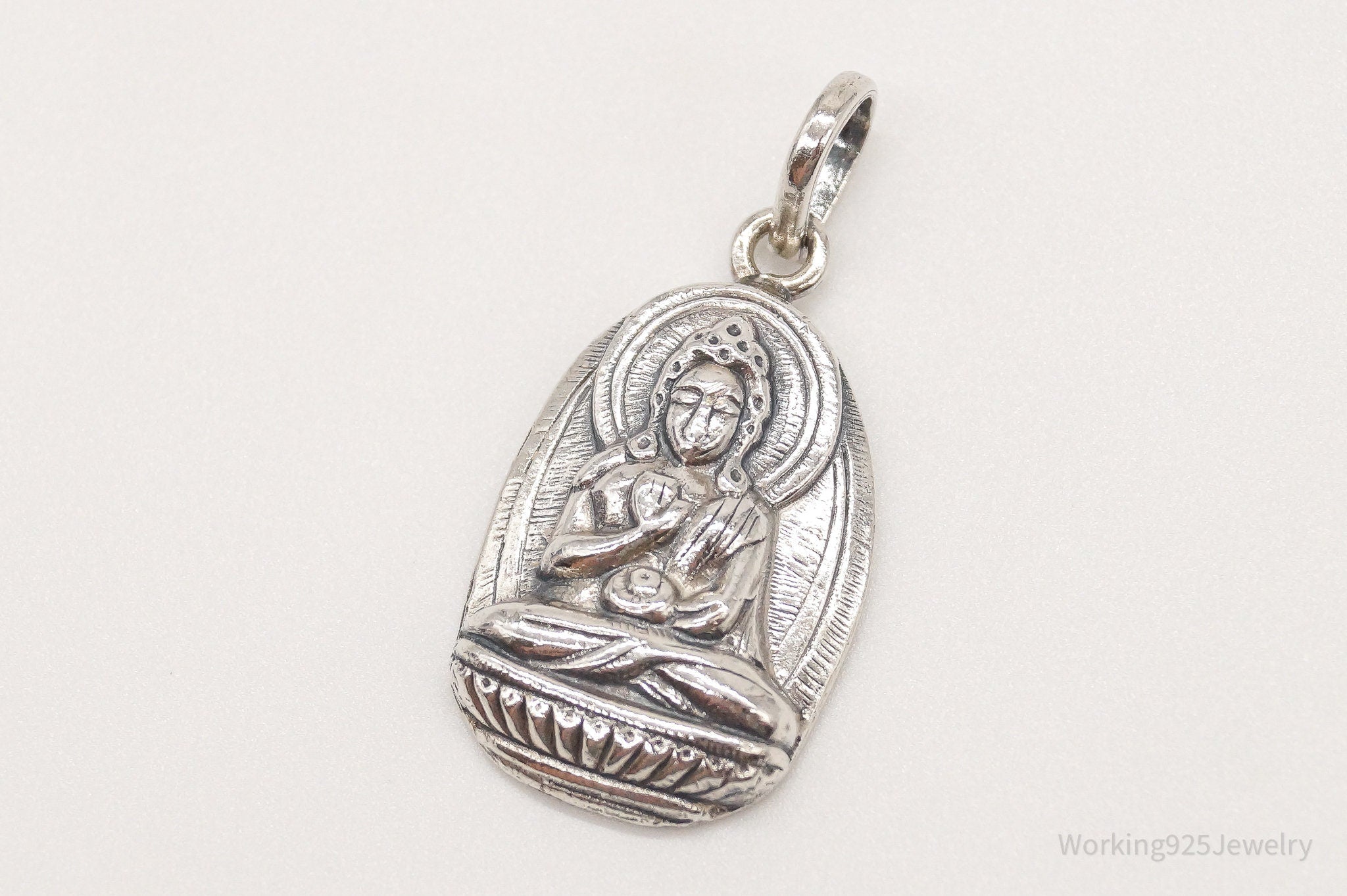 Vintage Hindu Sterling Silver Necklace Pendant | Jewelry > Necklaces > Pendants | Wiccan Center
