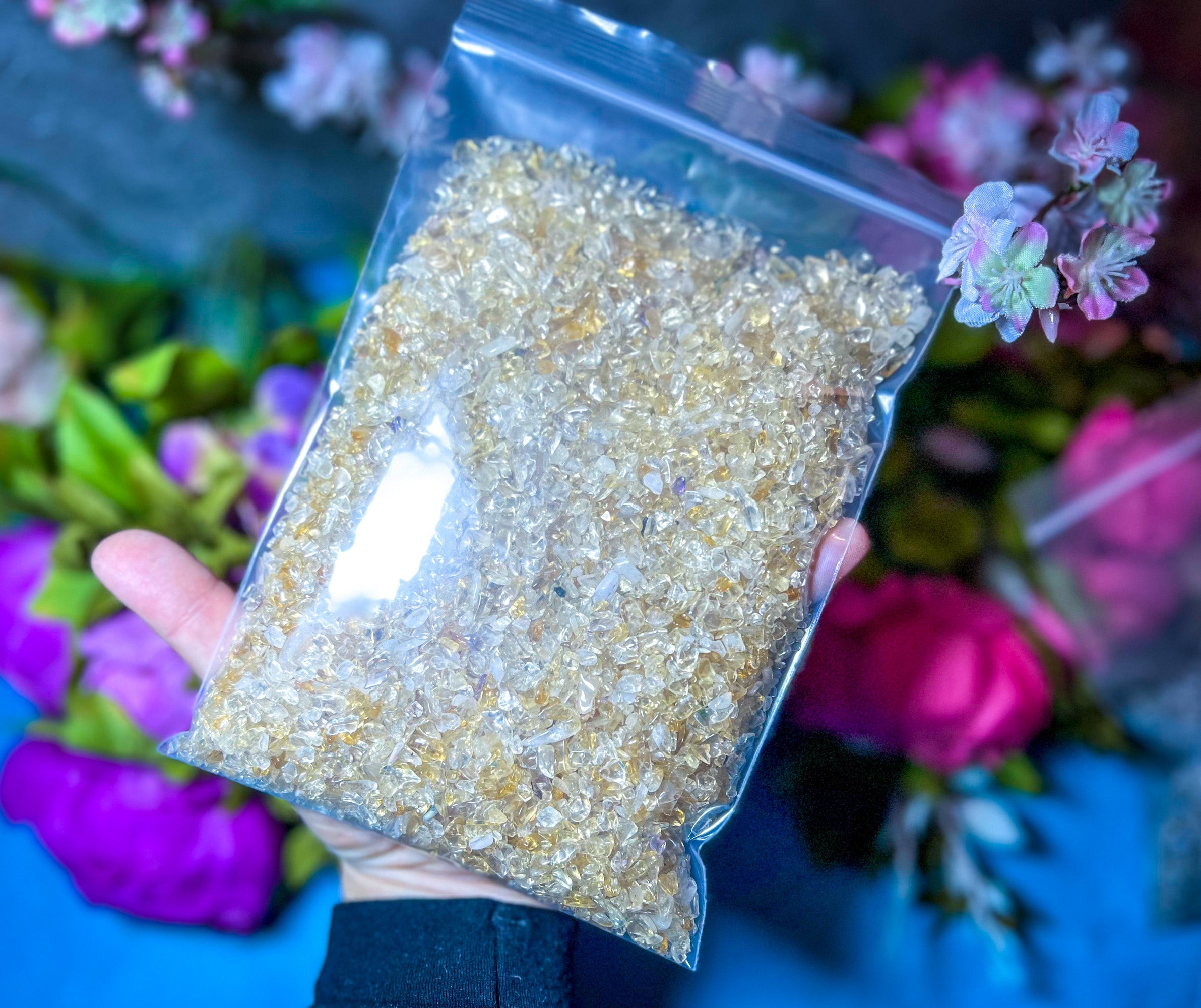 Bulk Crystal Chips, 1 Lb, Rose Quartz, Amethyst, Smoky Quartz, Carnelian, Labradorite, Citrine, Rainbow Moonstone, Black Tourmaline Chips | | Wiccan Center