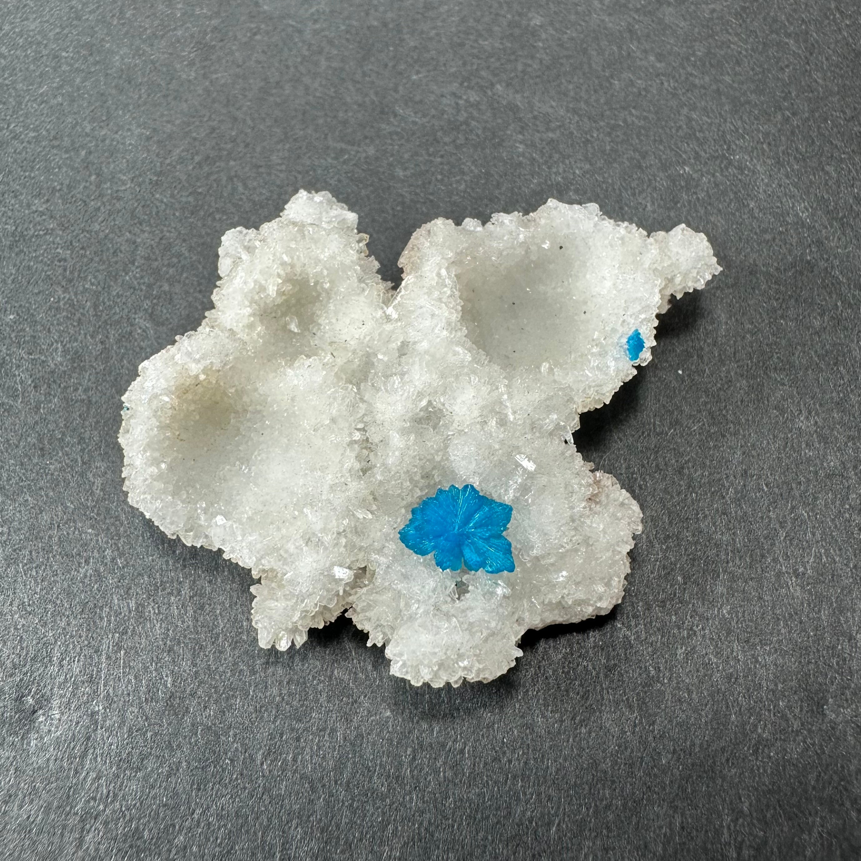 Cavansite Ball 'Floaters' on Stilbite MD | Minerals | Wiccan Center