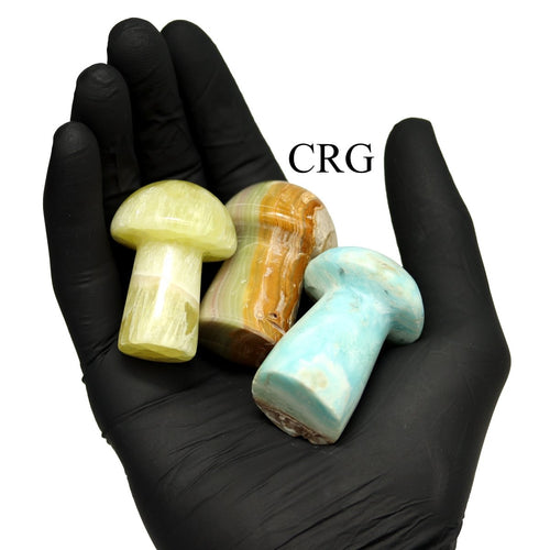 2 KILO LOT - Assorted Crystal Mushrooms / MIXED SIZES | | Wiccan Center