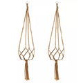 2-Pack: Indoor Outdoor Hanging Pot Rope Net Macrame Plant Hanger | Garden & Patio | Wiccan Center