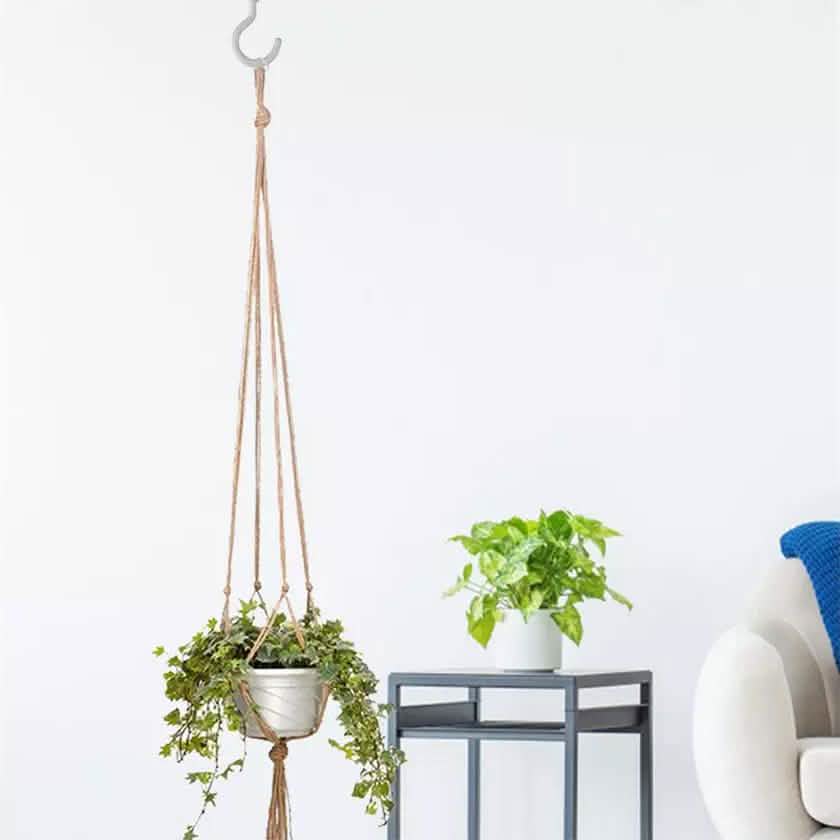2-Pack: Indoor Outdoor Hanging Pot Rope Net Macrame Plant Hanger | Garden & Patio | Wiccan Center