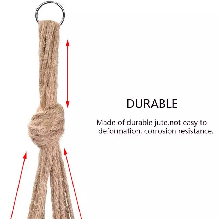 2-Pack: Indoor Outdoor Hanging Pot Rope Net Macrame Plant Hanger | Garden & Patio | Wiccan Center