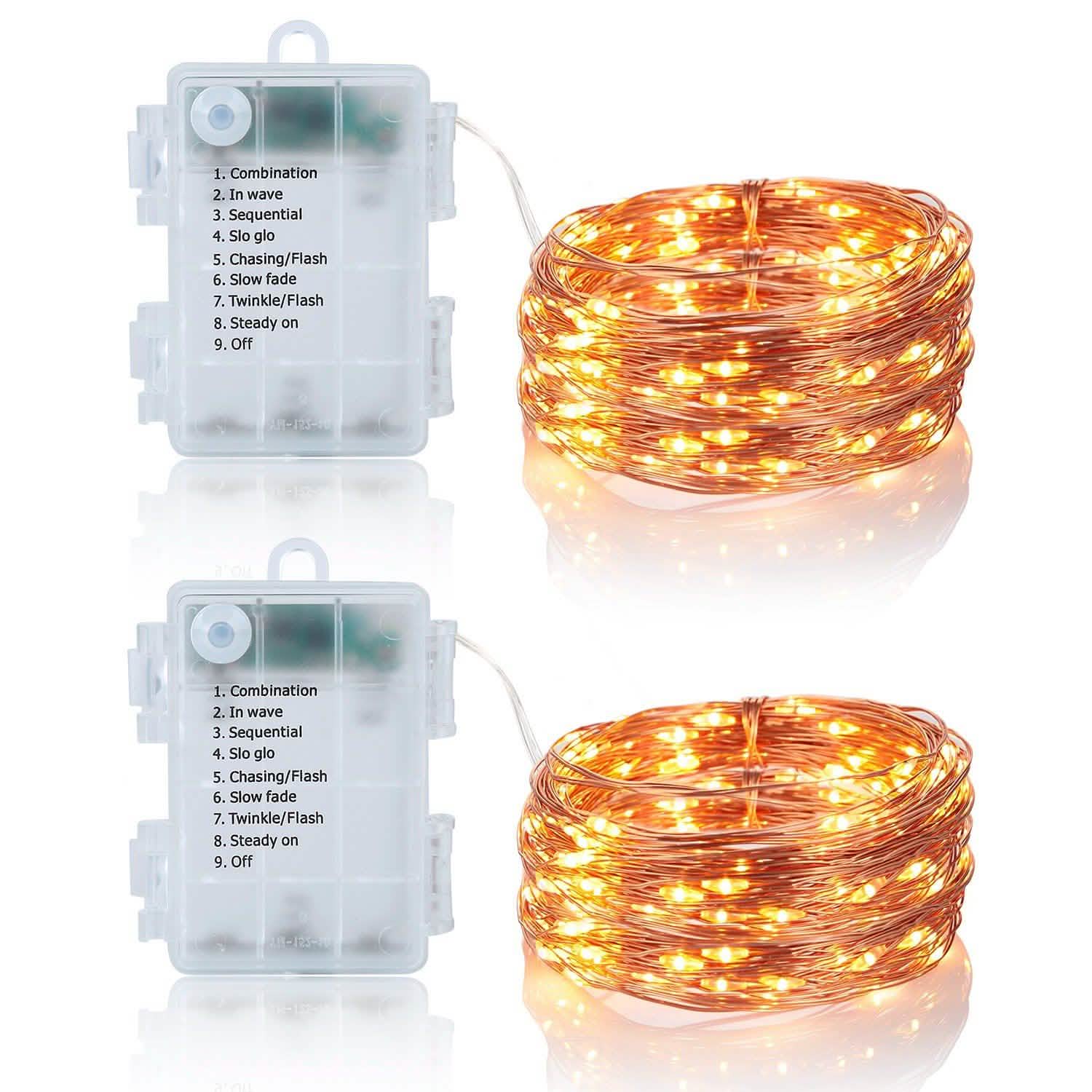 2-Piece: 100LED Beads String Lights | String & Fairy Lights | Wiccan Center