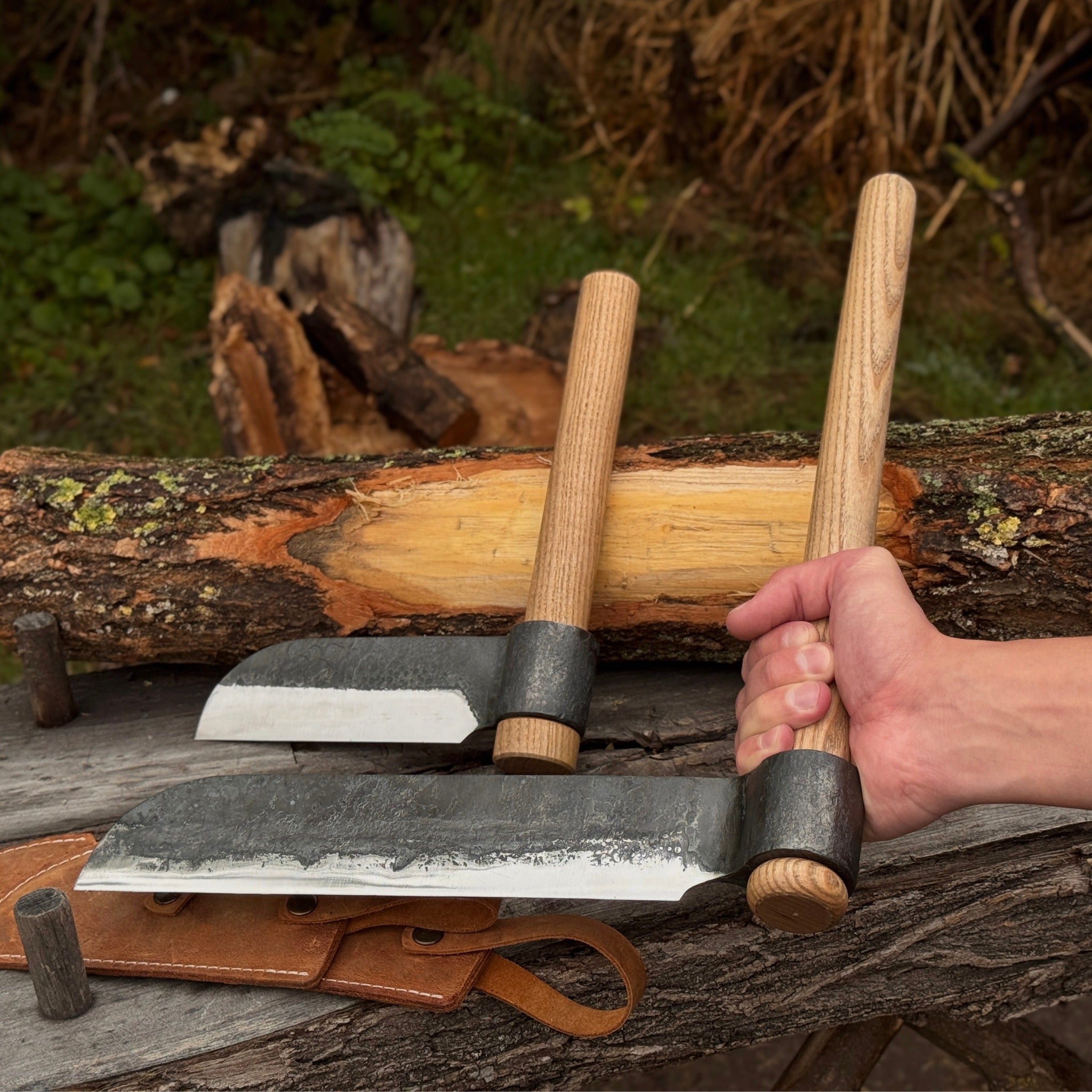 2-Piece Splitting Froe Set | Tool Sets | Wiccan Center
